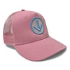 DOWN Trucker Cap - Baby pink