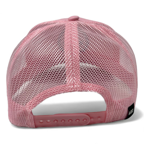 DOWN Trucker Cap - Baby pink