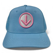 DOWN Trucker Cap - Baby blue