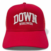 DOWN WORLDWIDE Trucker Cap - Red