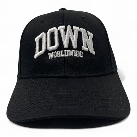 DOWN WORLDWIDE Strapback Cap - Black
