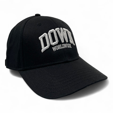 DOWN WORLDWIDE Strapback Cap - Black