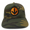 DOWN Trucker Cap - Camo