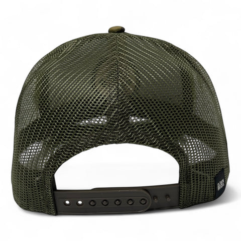 DOWN Trucker Cap - Camo