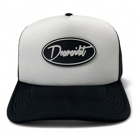 Downwidit Foam Trucker Cap - Black/White