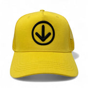 DOWN Trucker Cap - Yellow