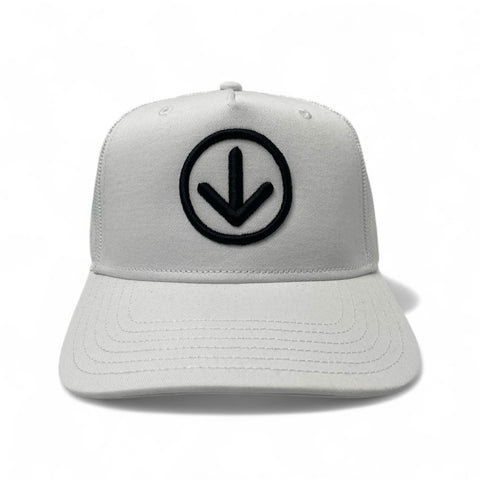 DOWN Trucker Cap - White