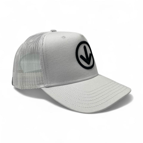 DOWN Trucker Cap - White