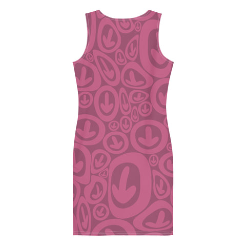 DWRLD WOMENS DRESS (PINK)