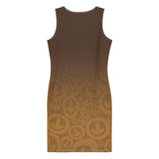 DWRLD WOMENS DRESS (BROWNIE)