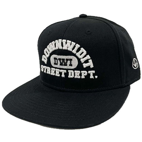 DWI STREET DEPT. Snapback Cap - Black