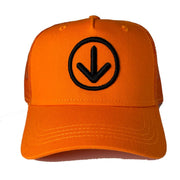 DOWN Trucker Cap - Orange